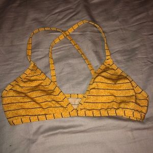 yellow bralette